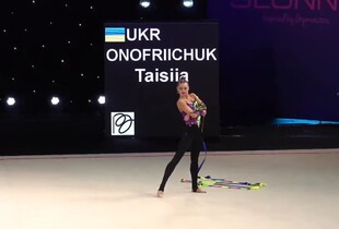 Українка Онофрійчук виграла золото на стартовому етапі Гран-прі з художньої гімнастики