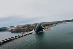 Удар по Печенізькій дамбі: шість КАБів не влучили у ціль (відео) 