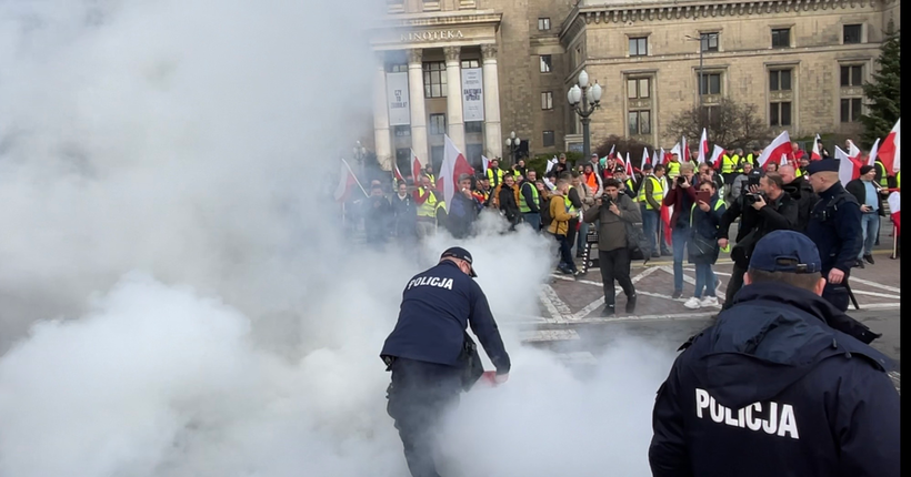 У Варшаві фермери вийшли на протест у центр міста